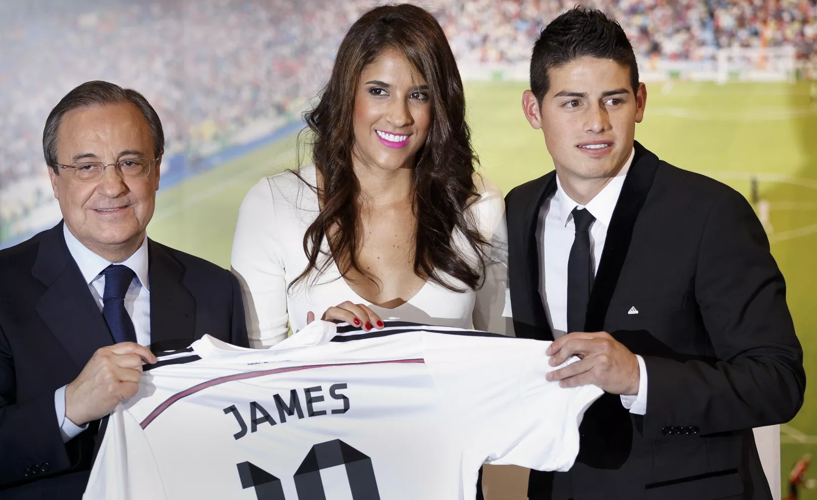 James Rodriguez, Florentino Perez, Daniela Ospina