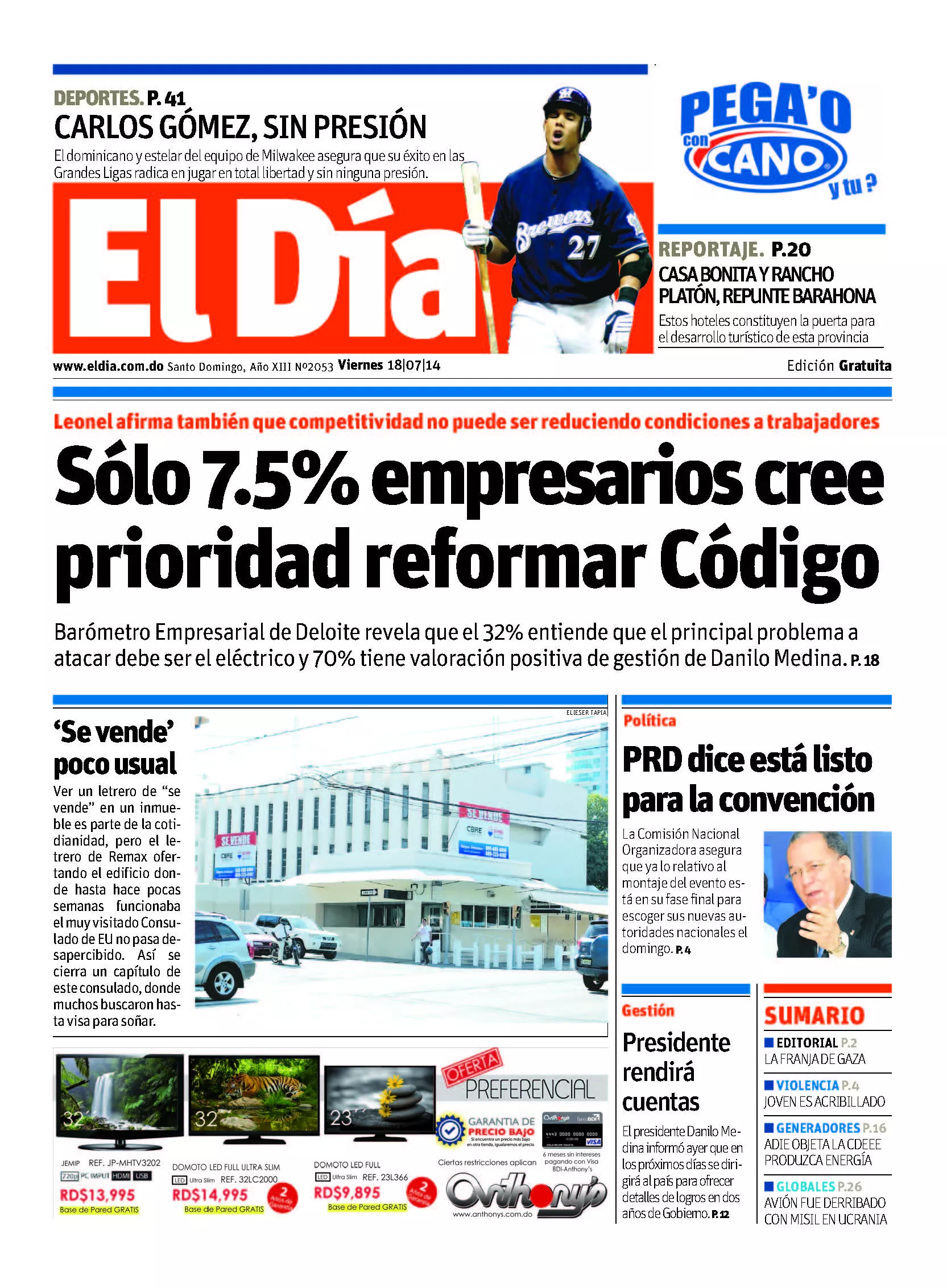 Portada impresa