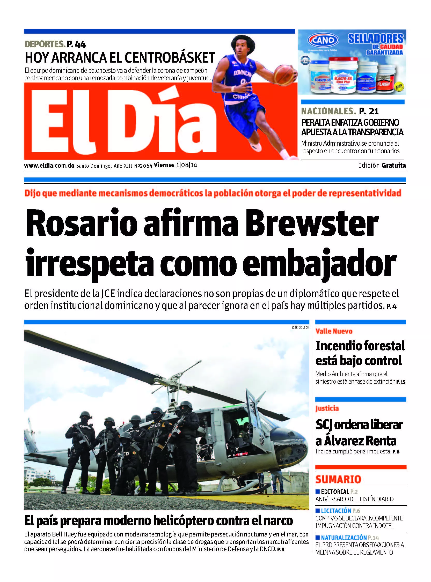 Portada impresa