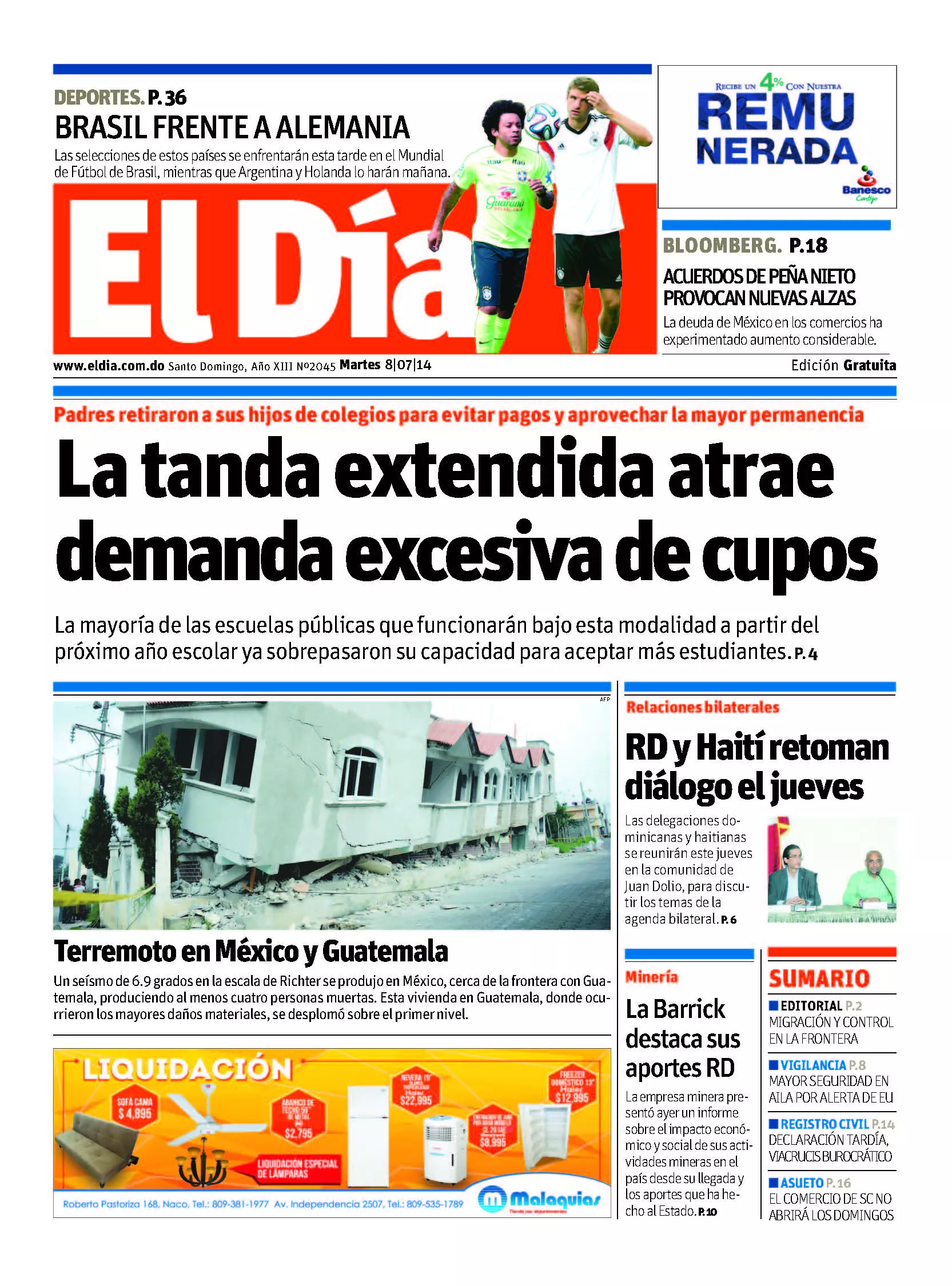 Portada impresa