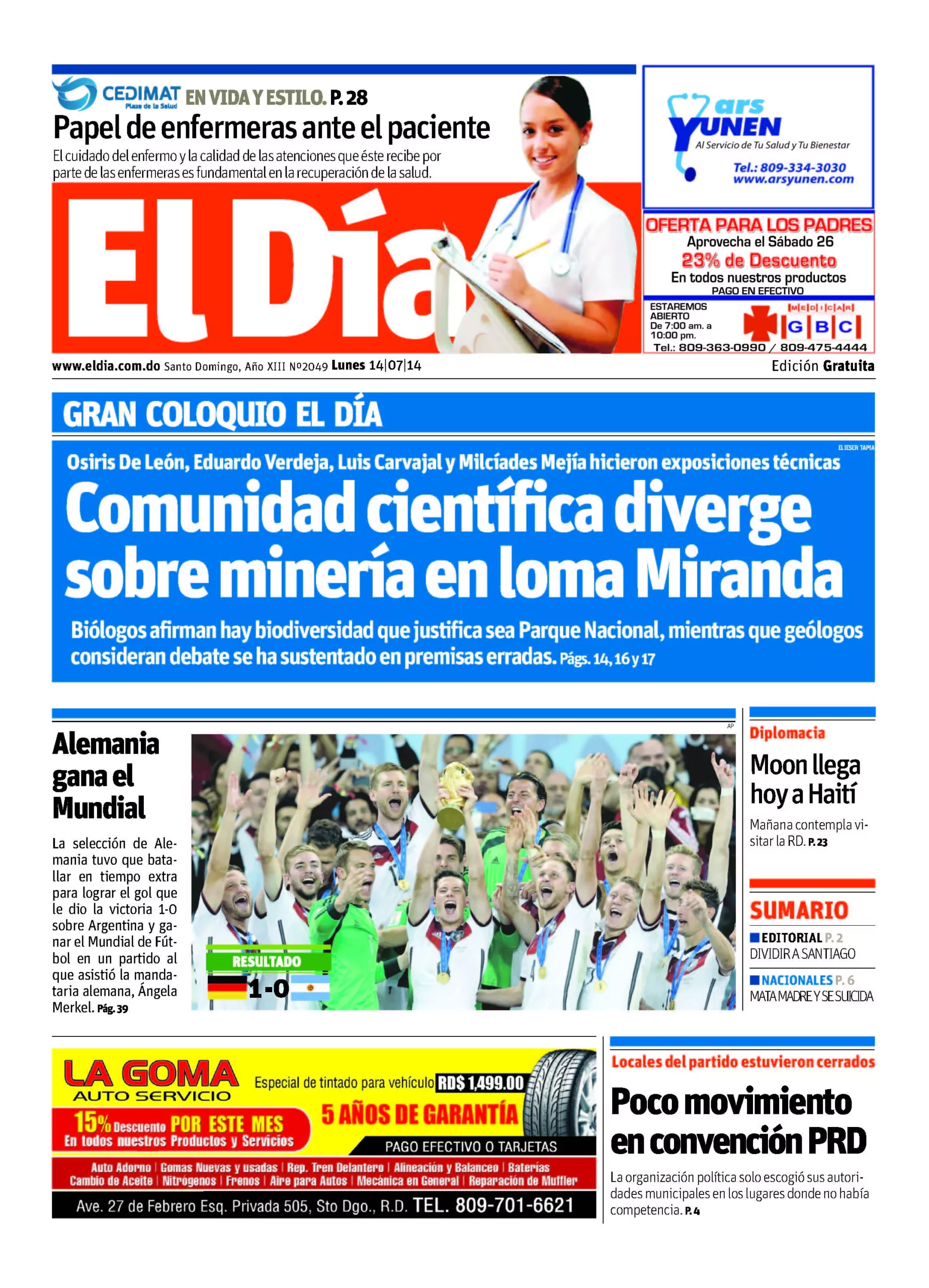 Portada impresa