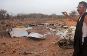 El avión siniestrado en Mali se desintegró en una zona de nueve hectáreas