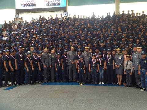 Jefe PN preside  graduación Policía Juvenil Comunitaria