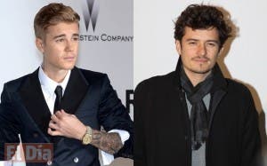 Orlando Bloom golpea a Justin Bieber