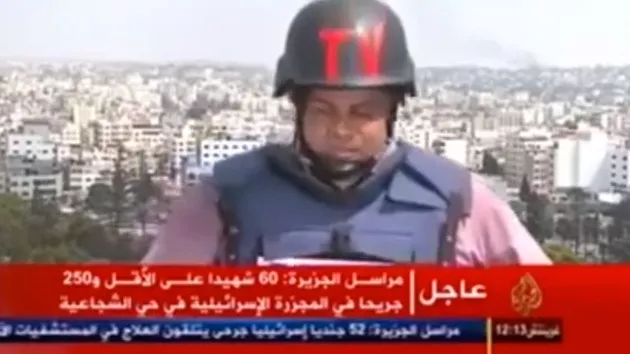 Periodista llora en directo informando sobre las víctimas en Gaza 