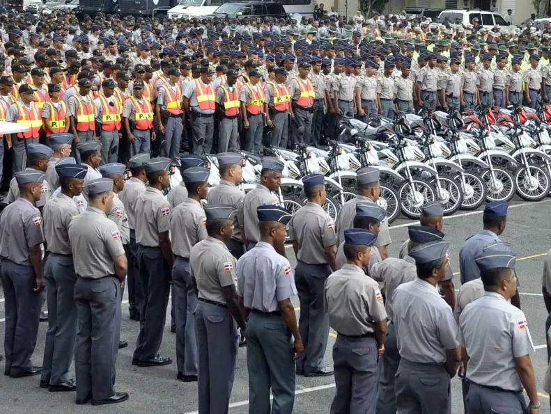 Policia en Navidad. El Nacional/ Jorge Gonzalez