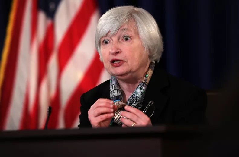 Fed Chair Janet Yellen Holds News Conference After Fed Interest Rate Meeting