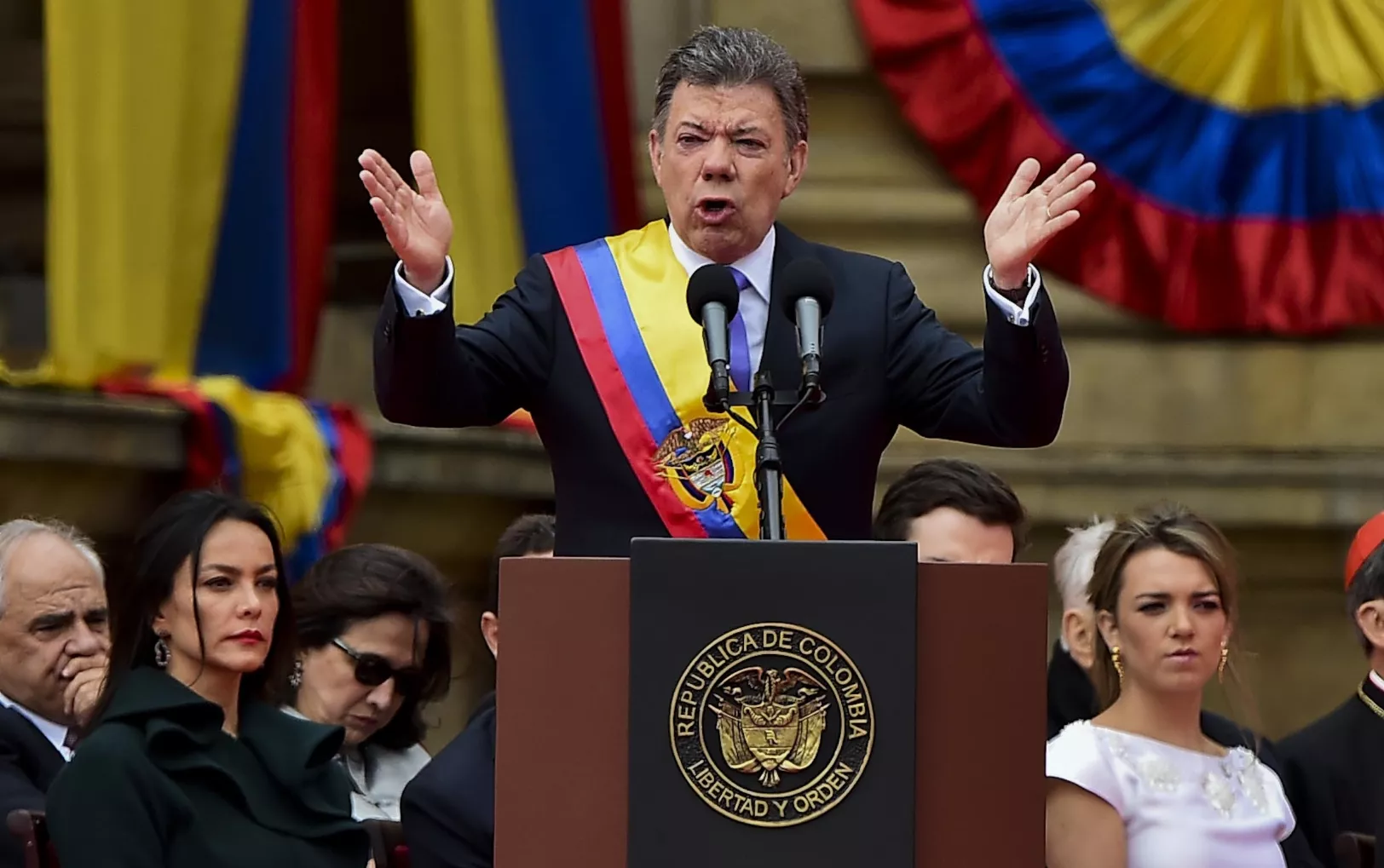 COLOMBIA-SANTOS-INAUGURATION