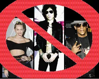 Tego, Bunbury y Miley,   a los que el veto se llevó