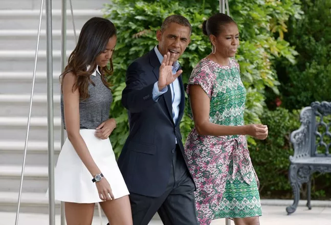 Los Obama comienzan sus vacaciones de verano 