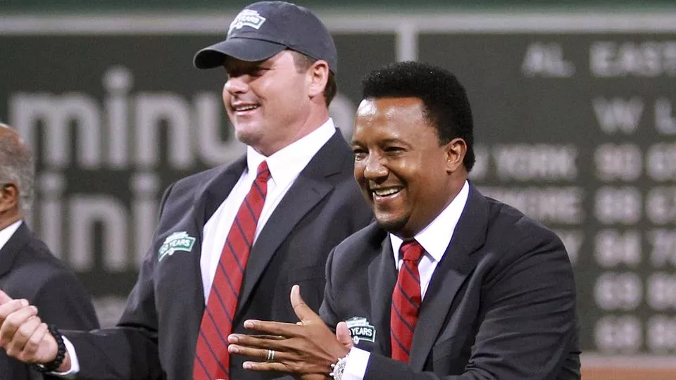 Pedro Martínez  y Roger Clemens