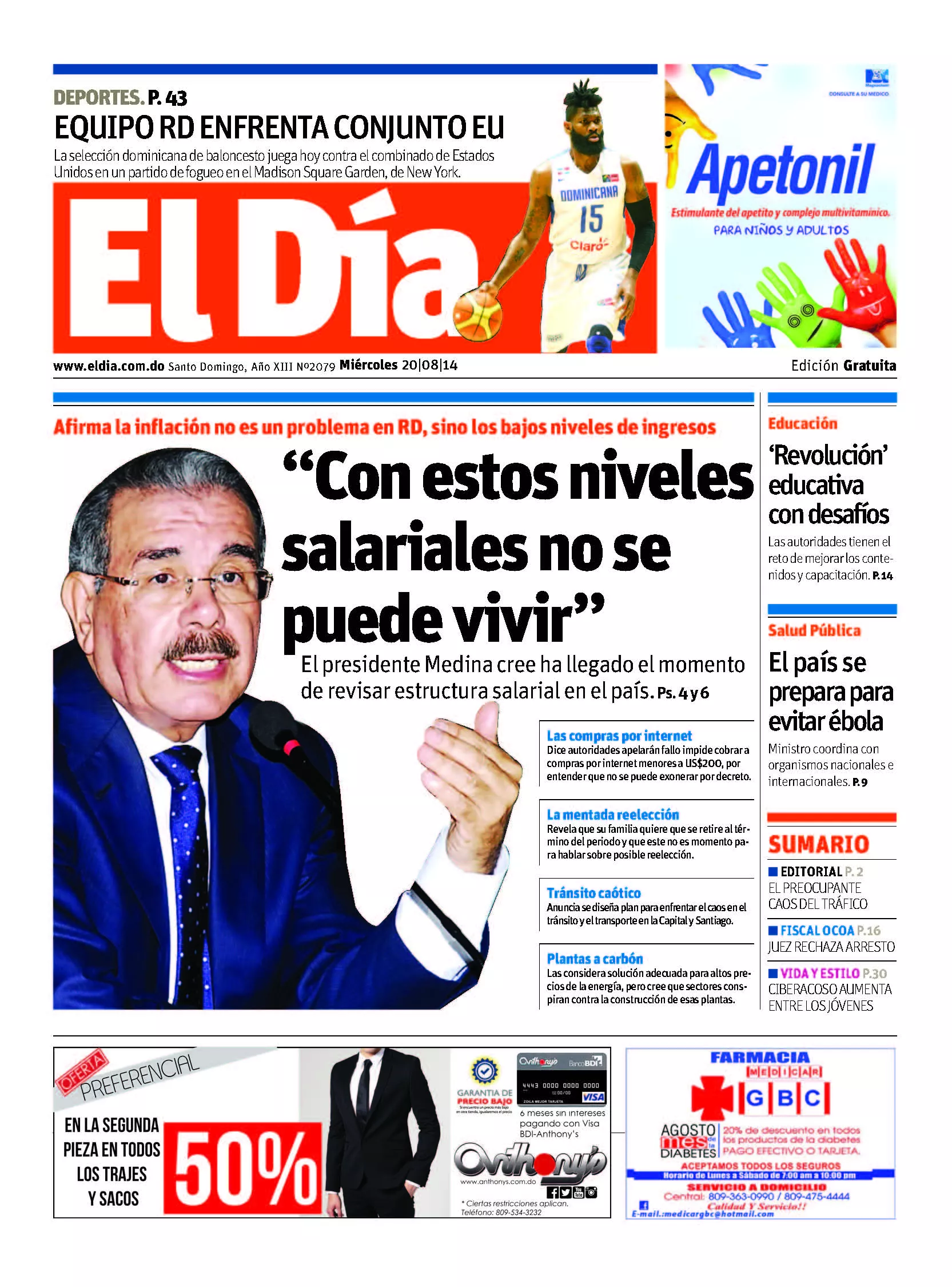 Portada impresa