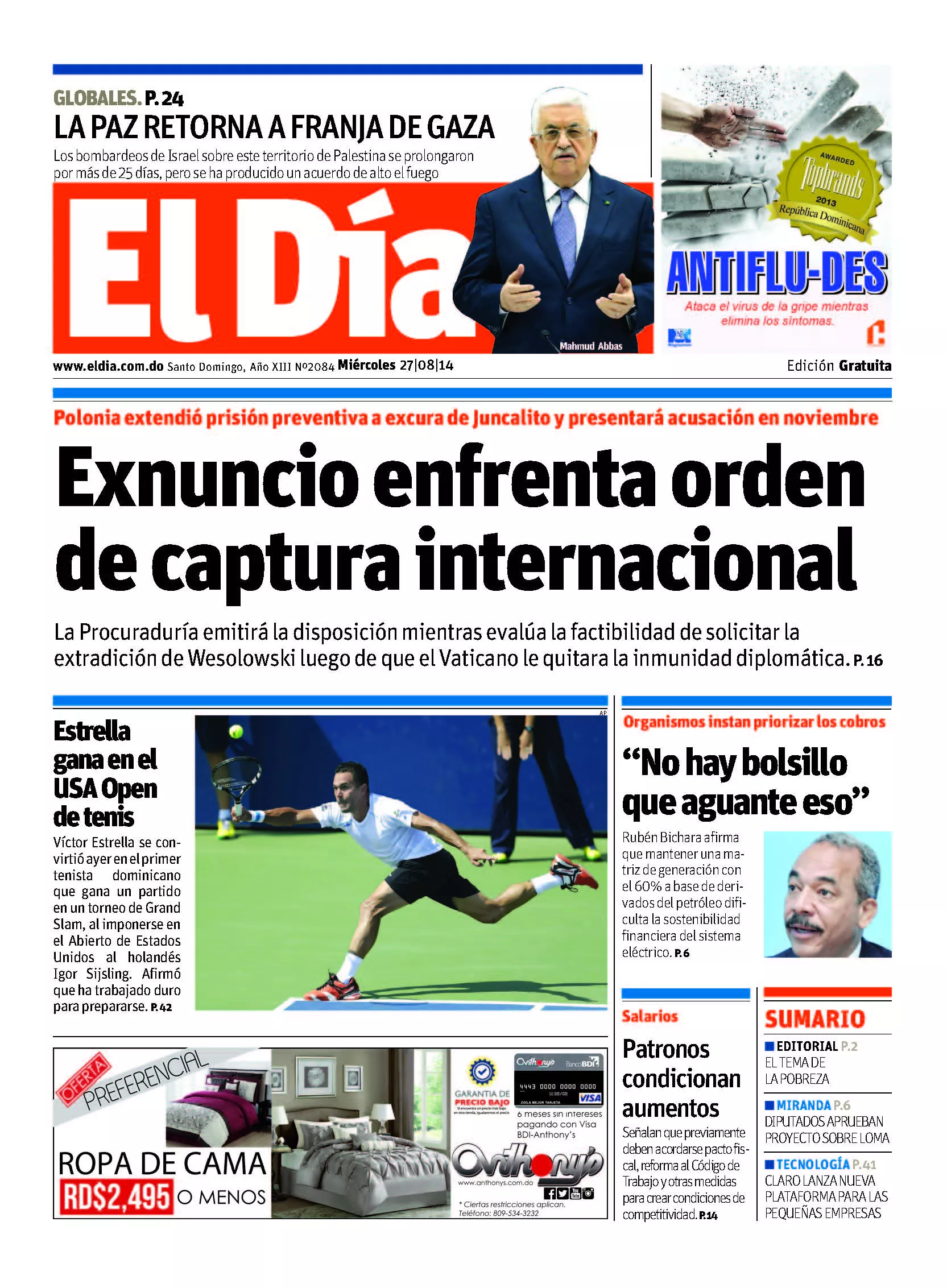 Portada impresa