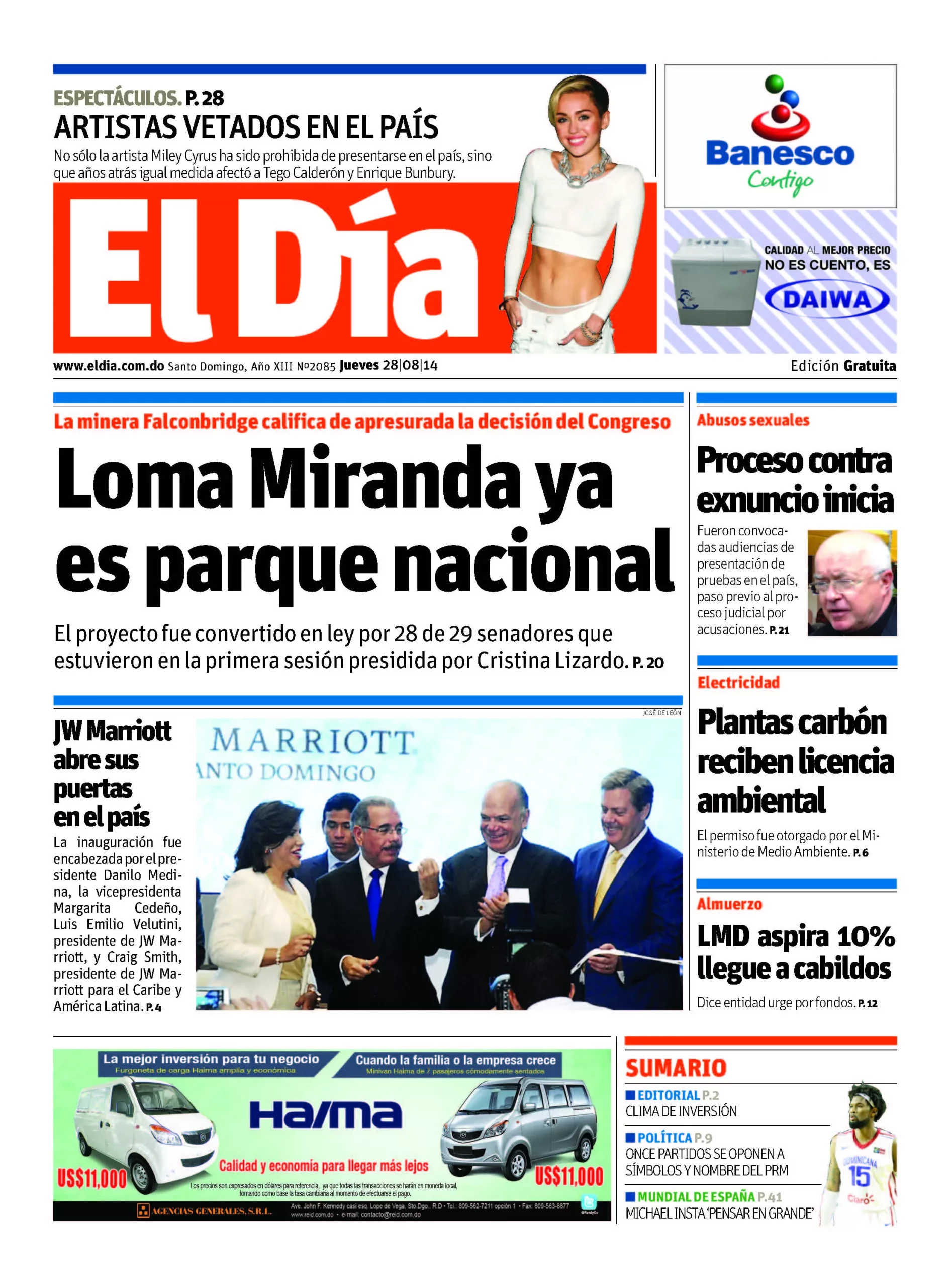 Portada impresa