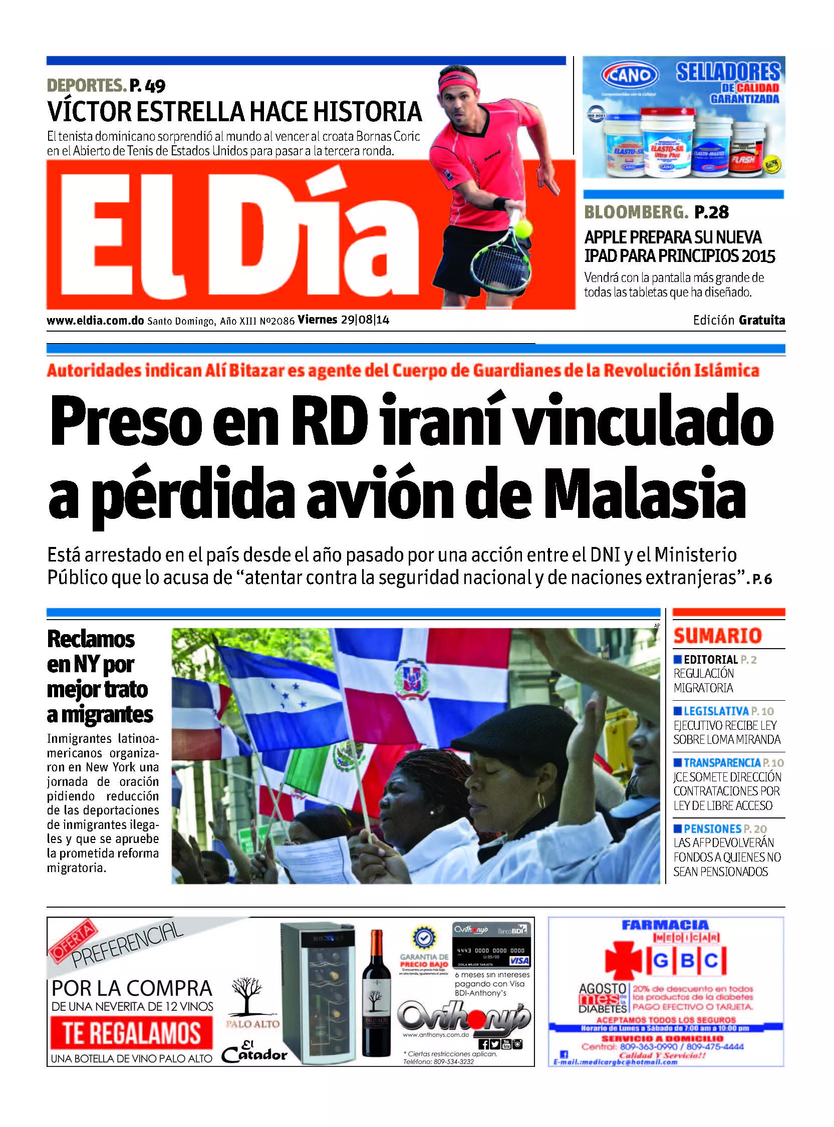 Portada impresa