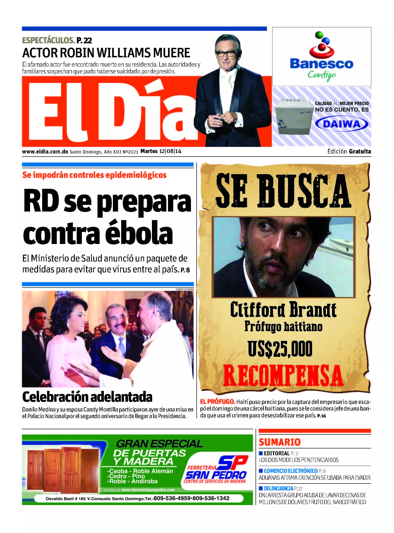 Portada impresa