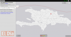 Temblor de 4.5 grados con epicentro en Licey al Medio, Santiago