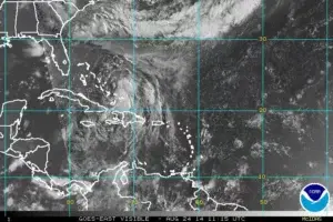 Se formó hoy la tormenta tropical Cristóbal y provocará aguaceros e inundaciones en RD