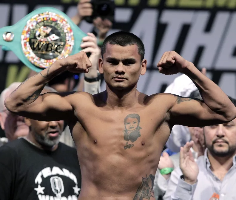 Mayweather Maidana 2 Weigh-In