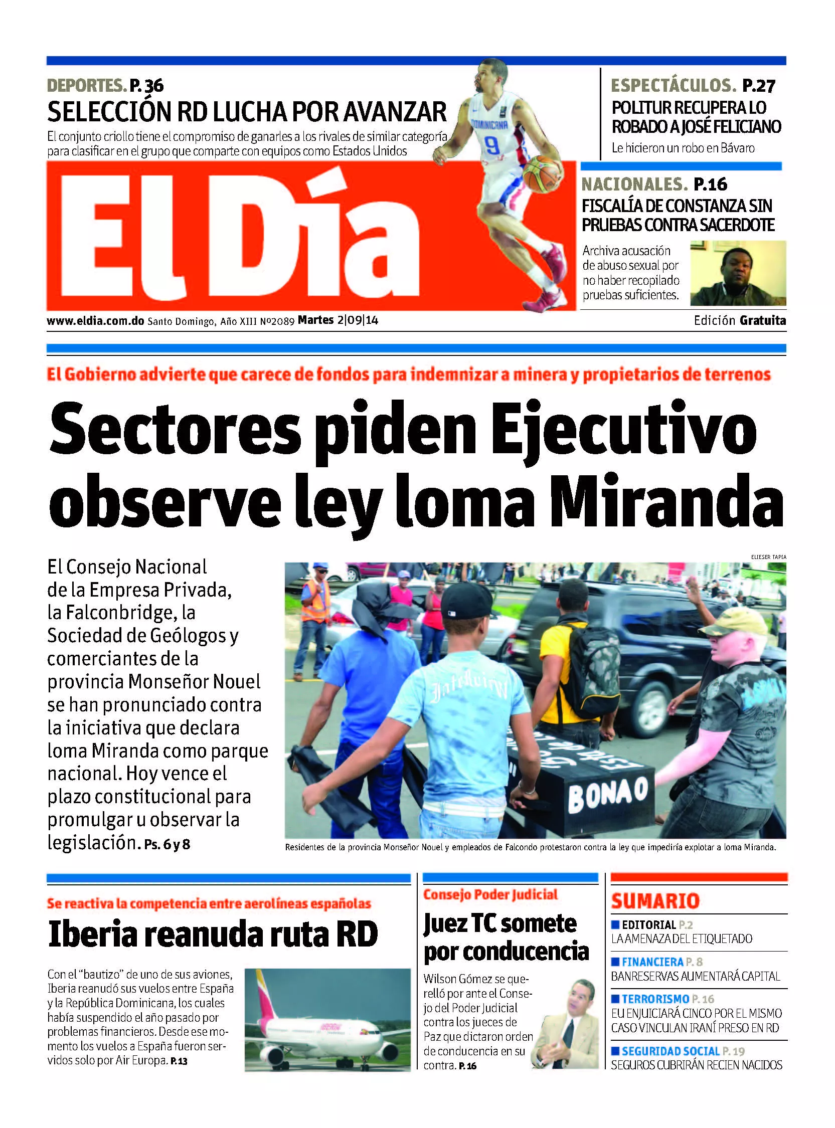 Portada impresa