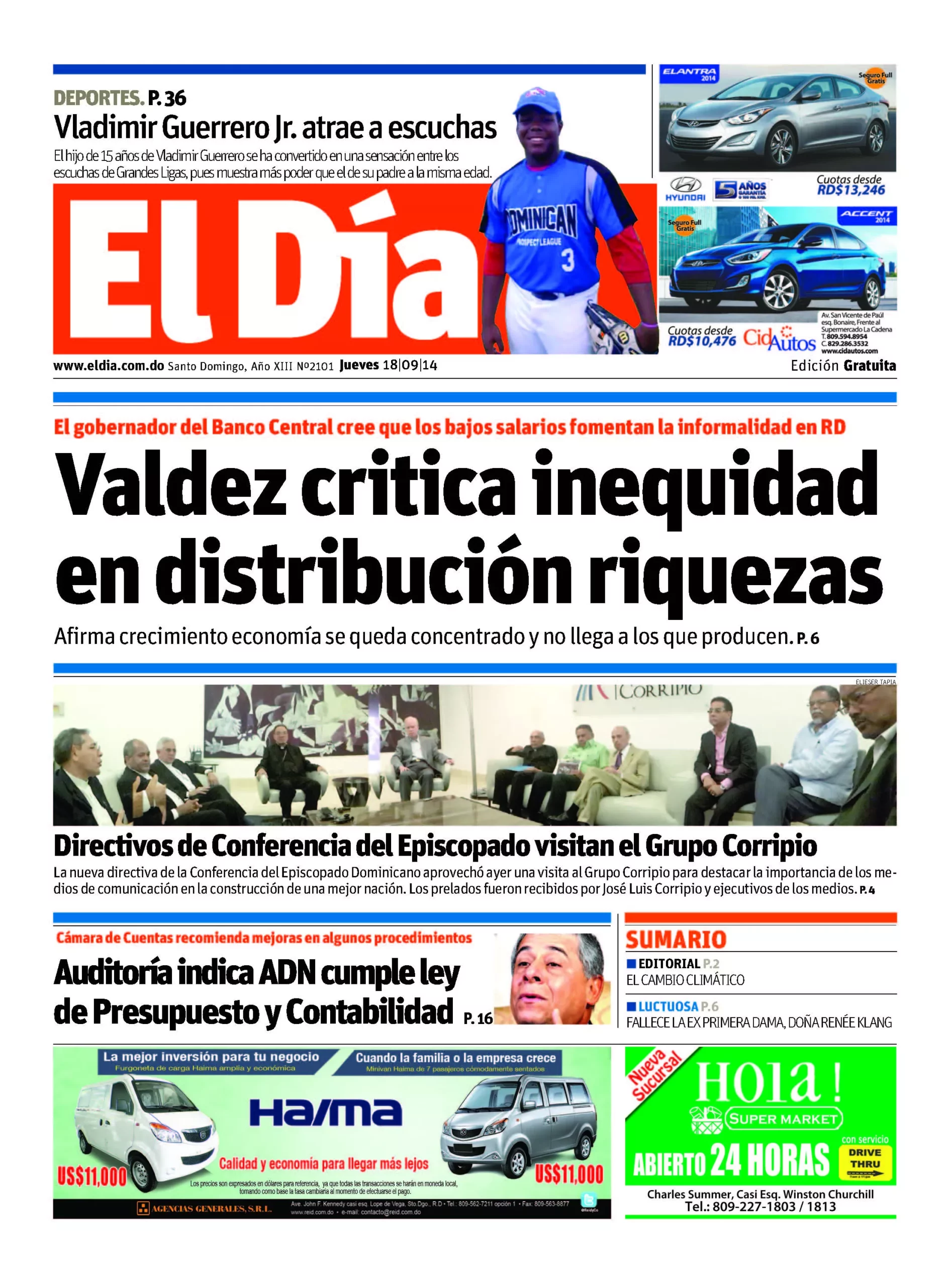 Portada impresa