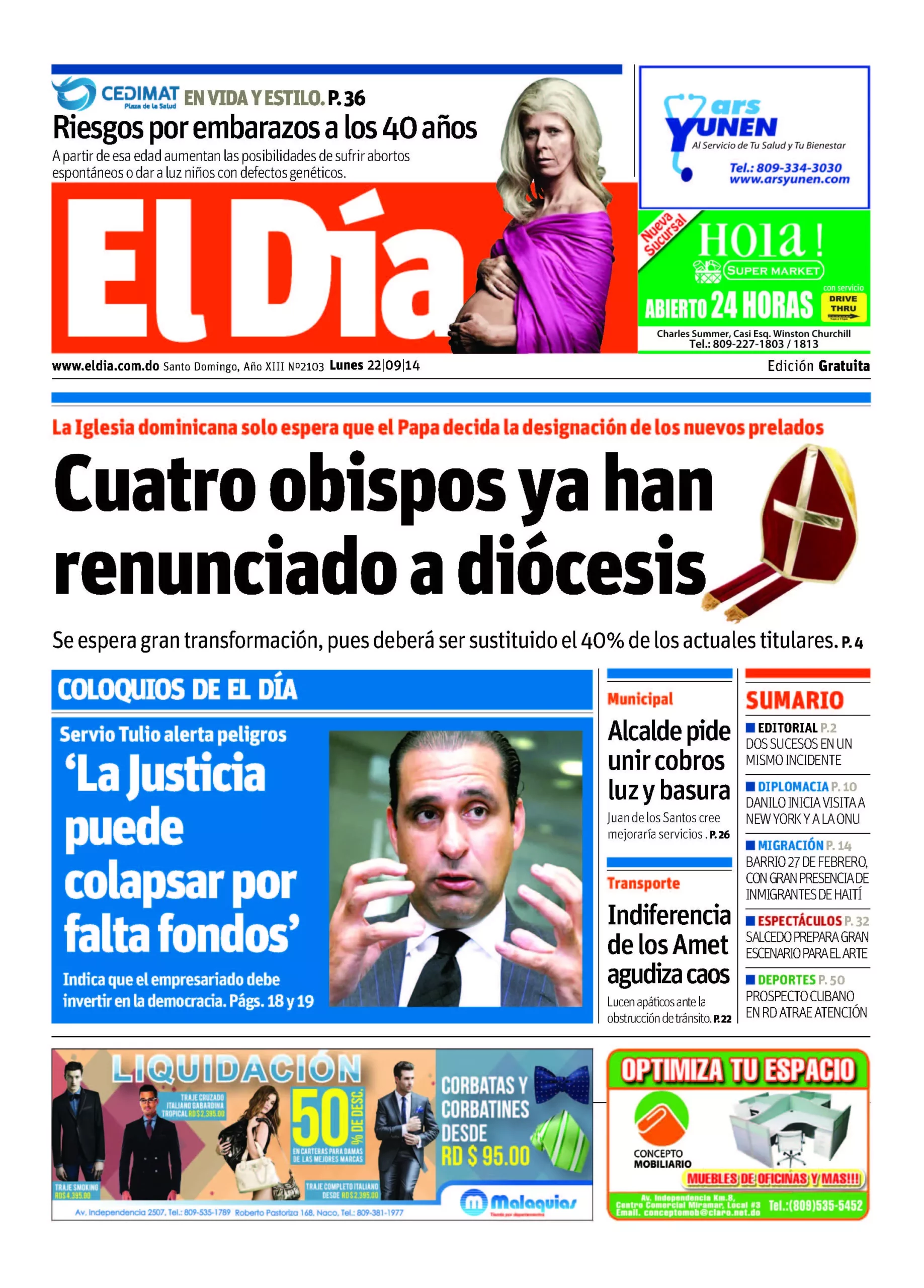 Portada impresa