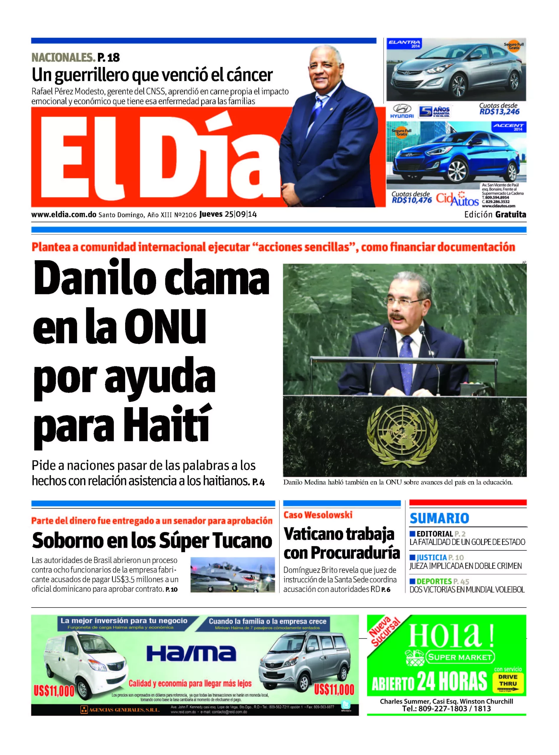 Portada impresa