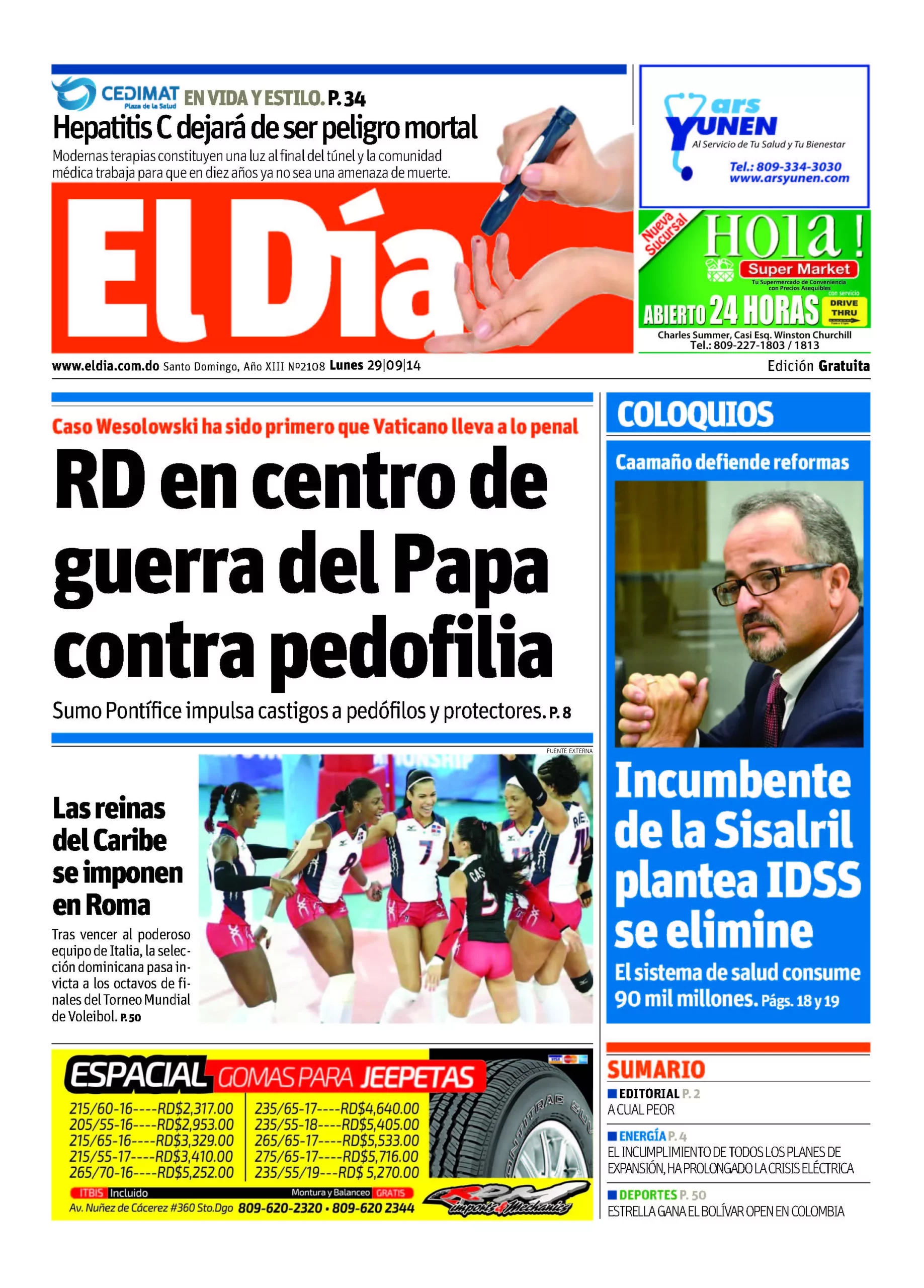 Portada impresa