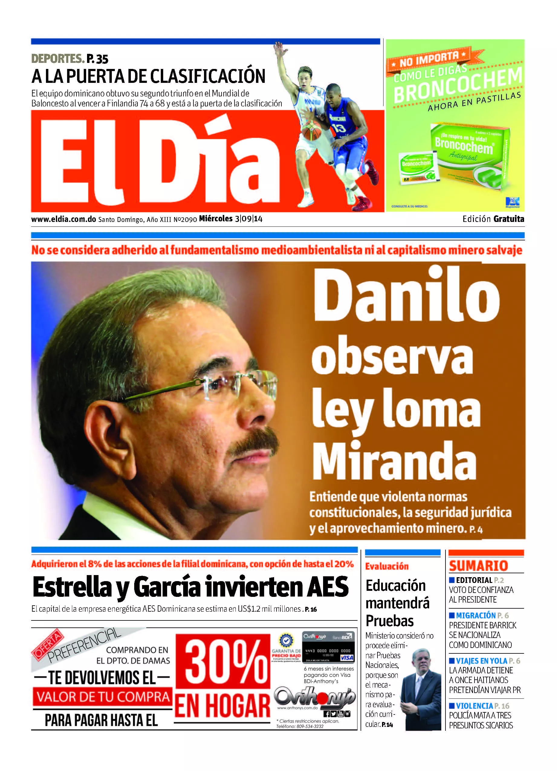 Portada impresa