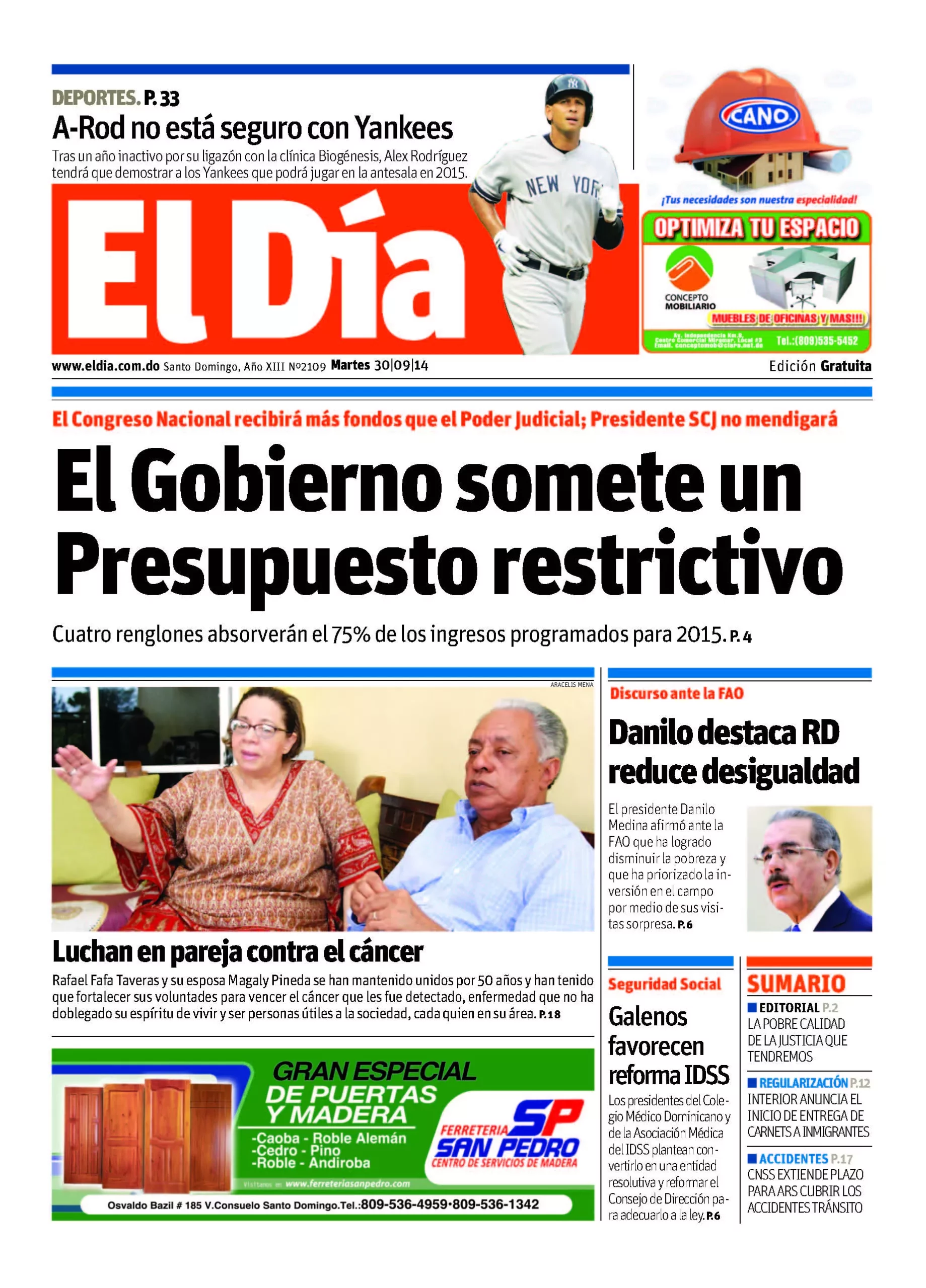 Portada impresa