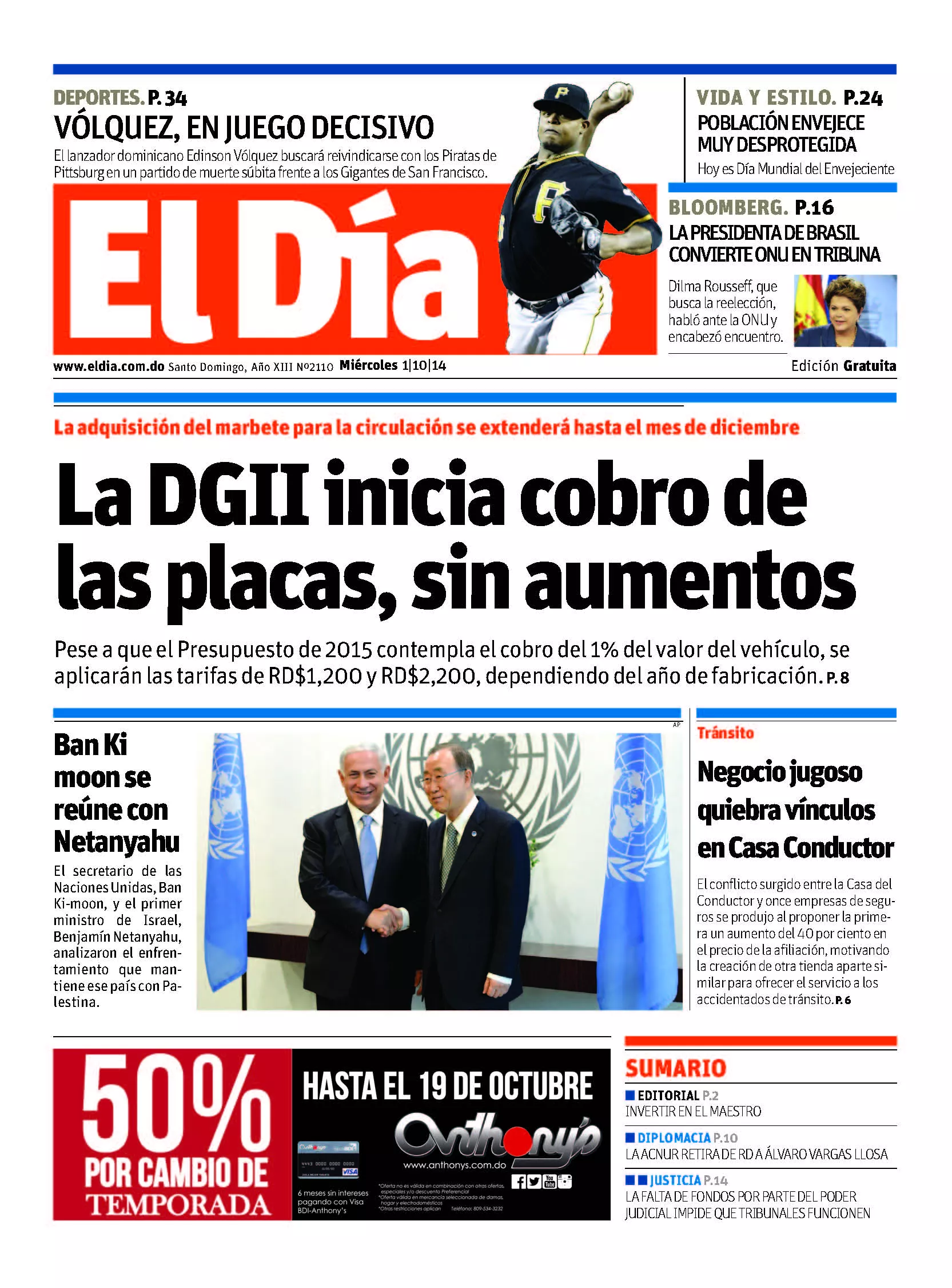 Portada impresa