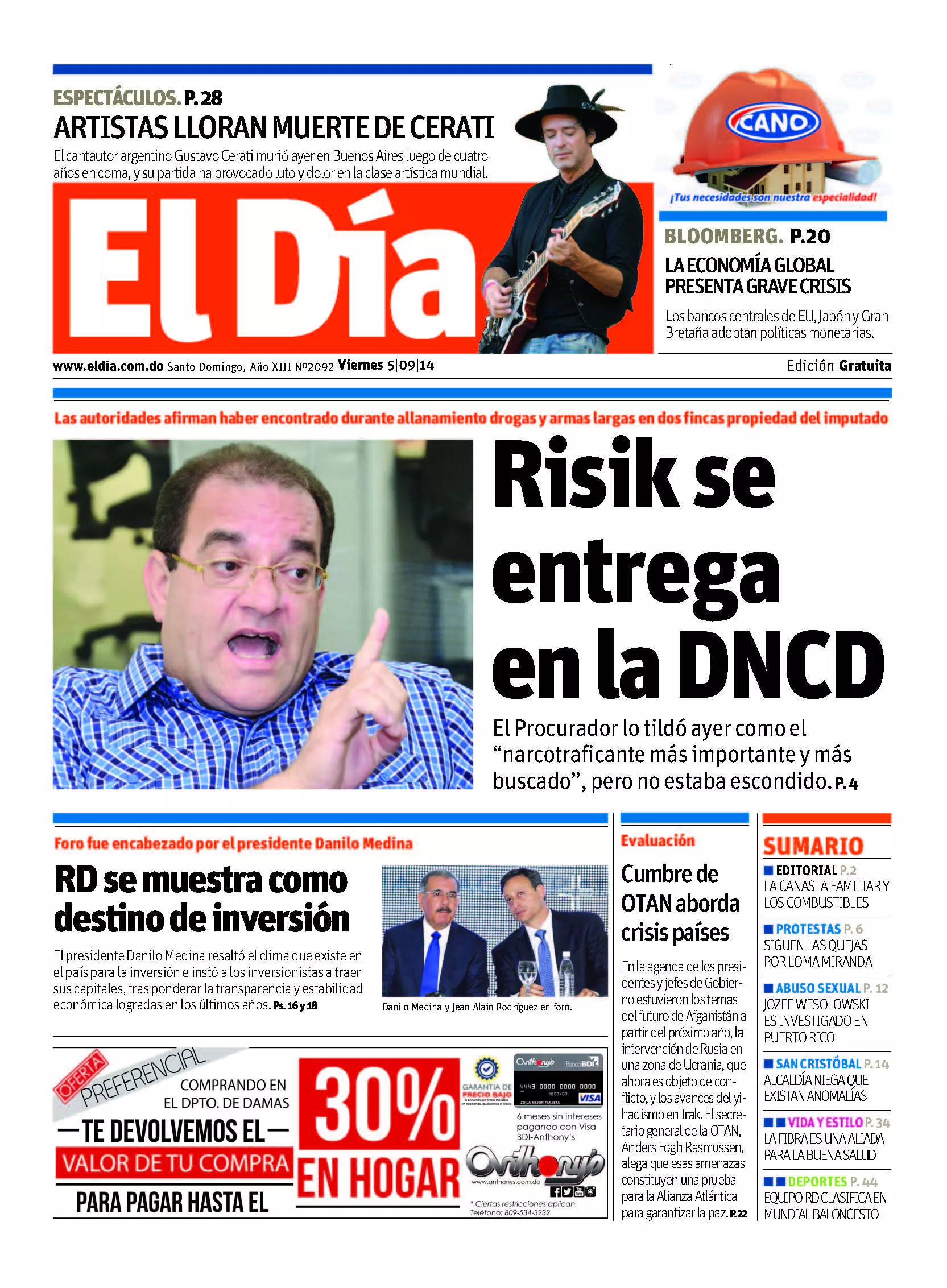 Portada impresa