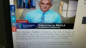 Jorge Ramos: «Yo no he publicado absolutamente nada sobre el ébola o sobre República Dominicana