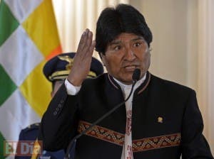 Evo Morales:» Ferrocarril bioceánico será la opción más barata por Bolivia»