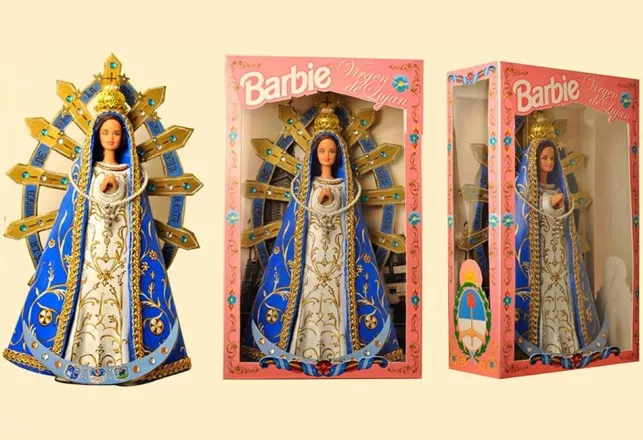 Amenazas en Argentina por muestra con Ken como Jesús y Barbie como Virgen de Gudalupe