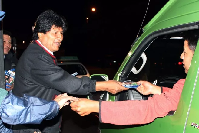 Evo Morales mantiene 41% de ventaja a menos de una semana de elecciones