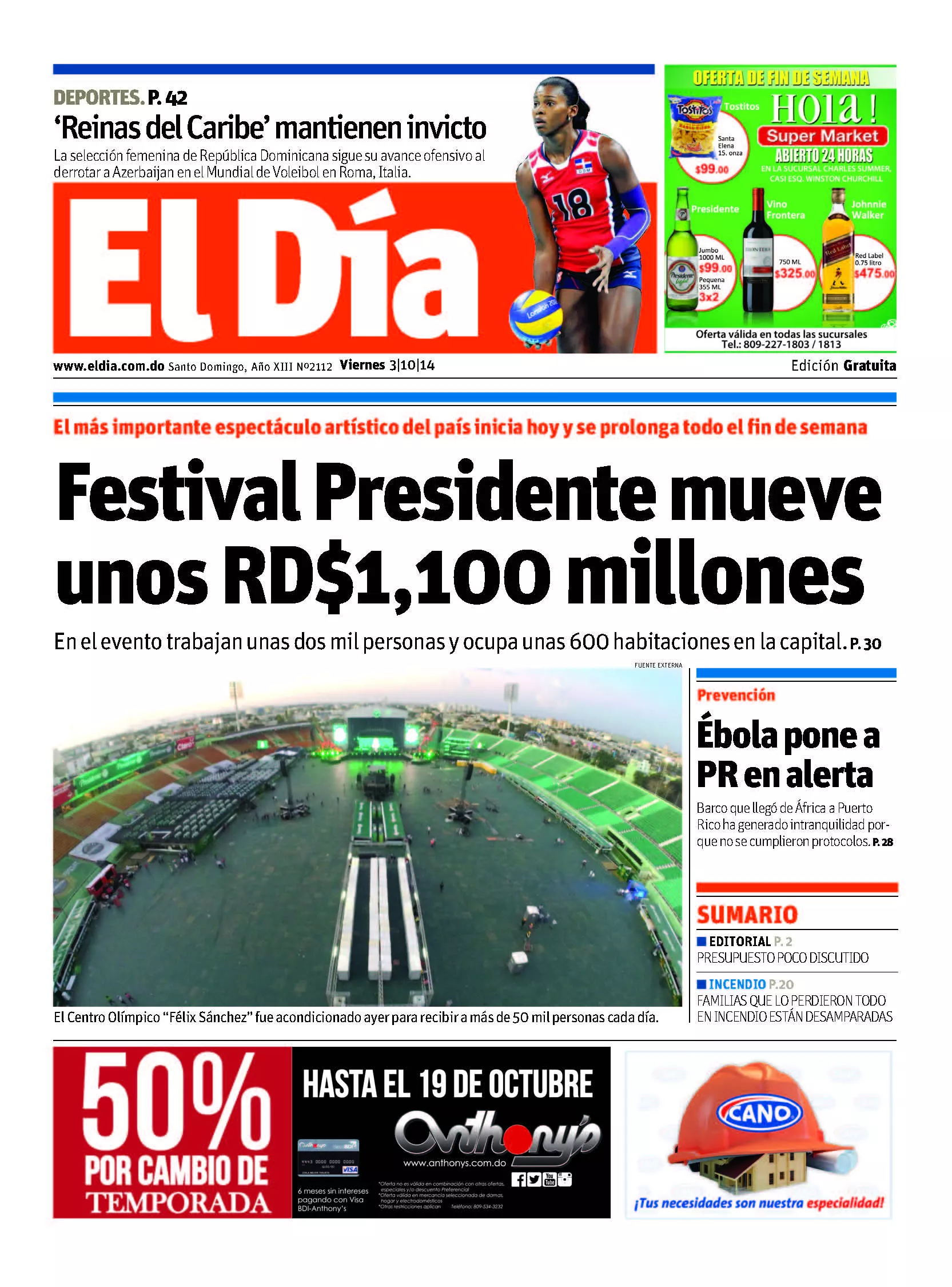 Portada impresa
