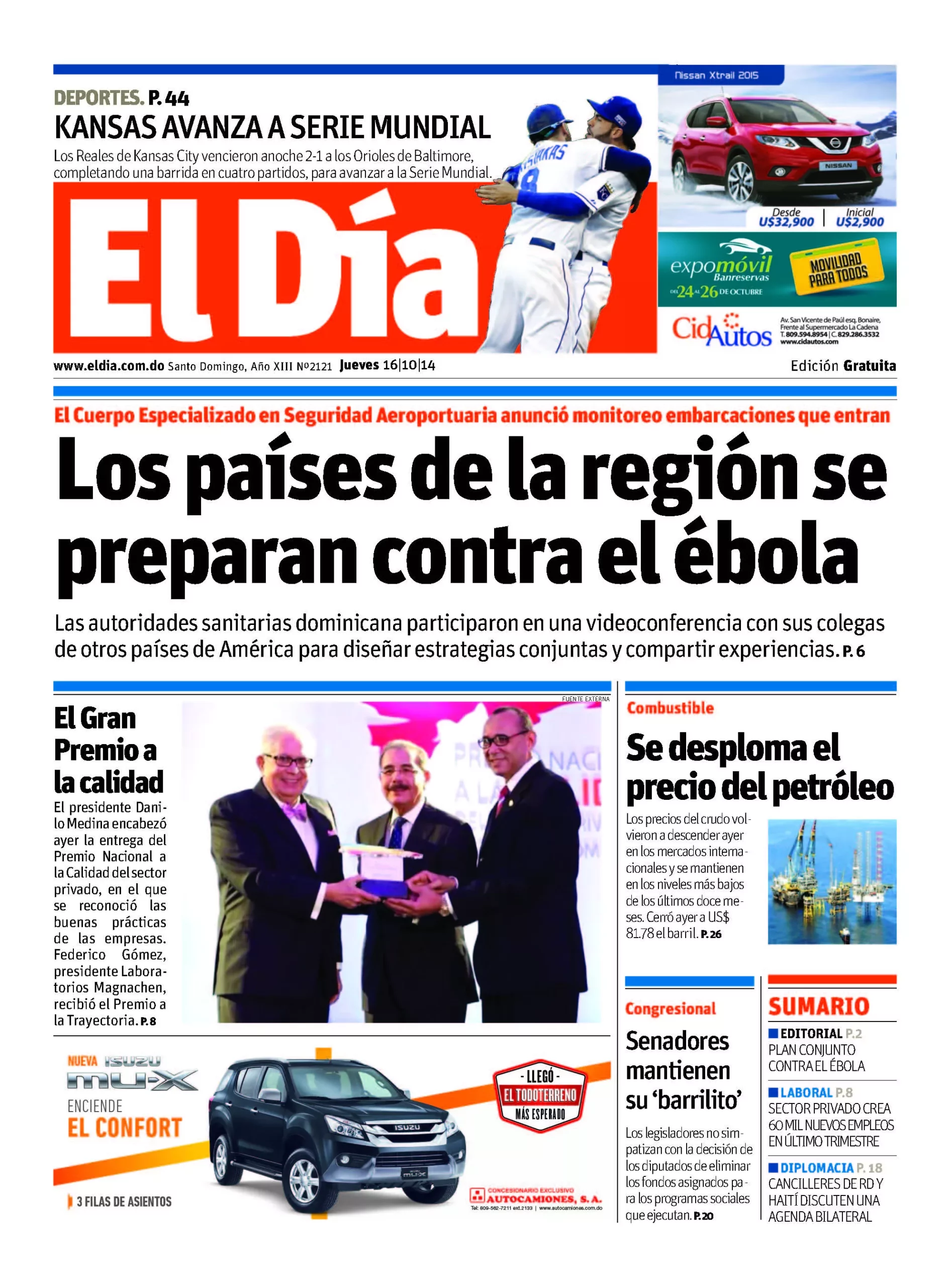 Portada impresa
