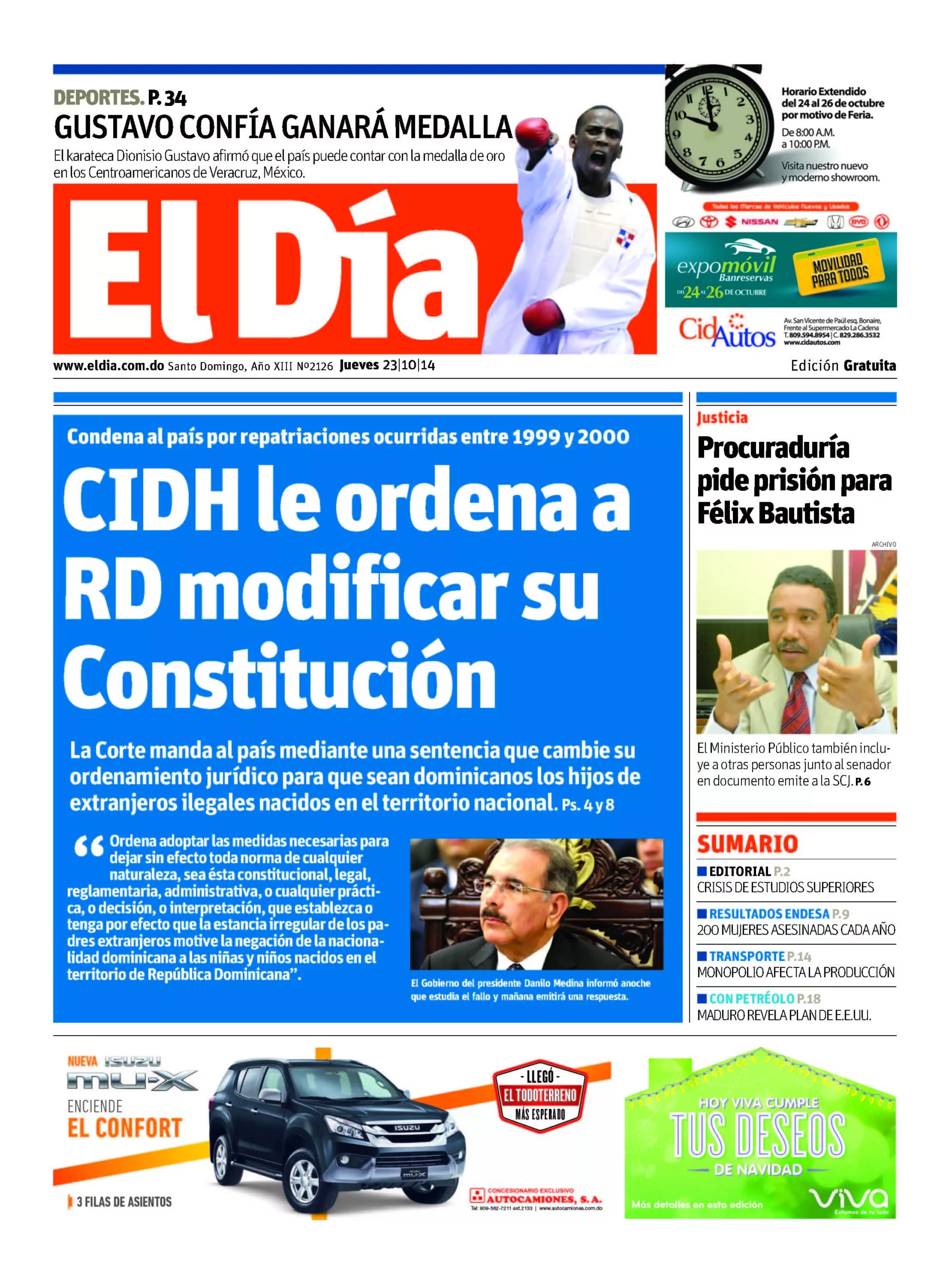 Portada impresa