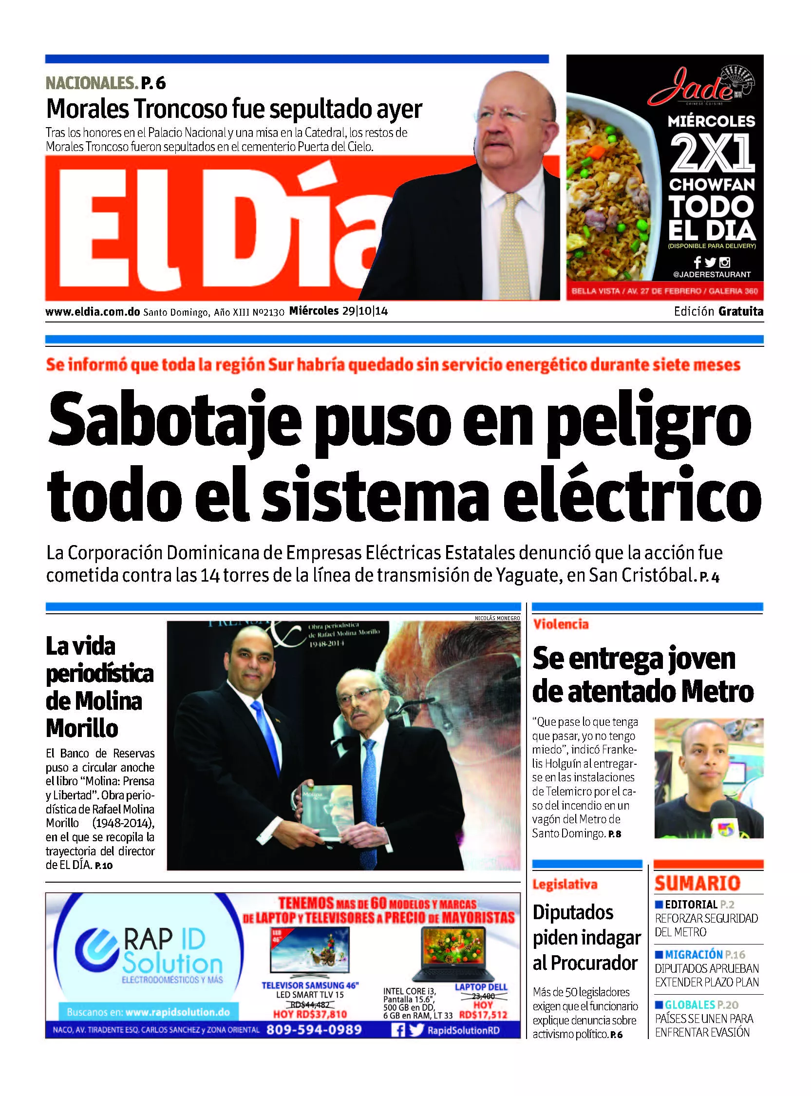 Portada impresa