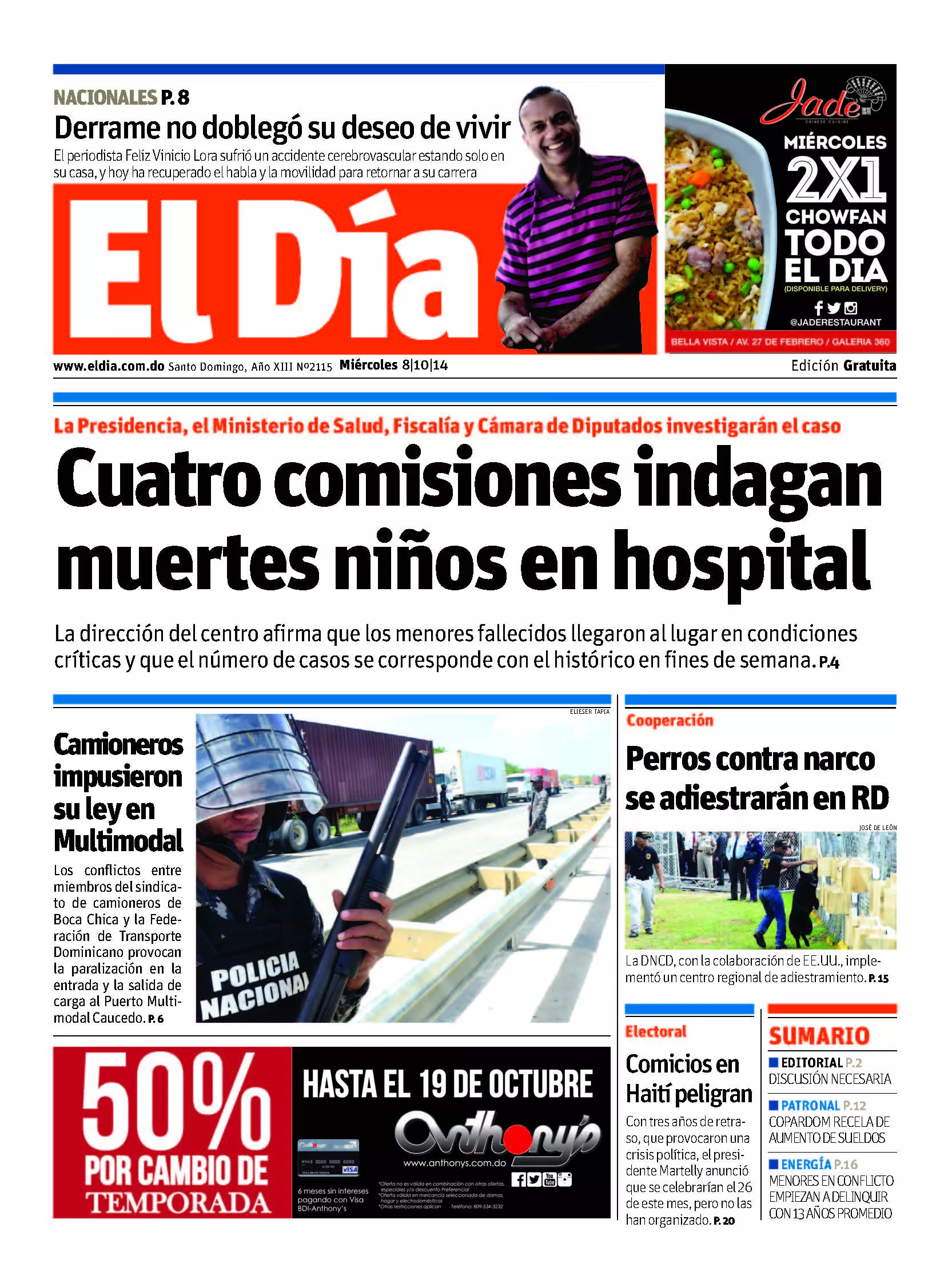 Portada impresa