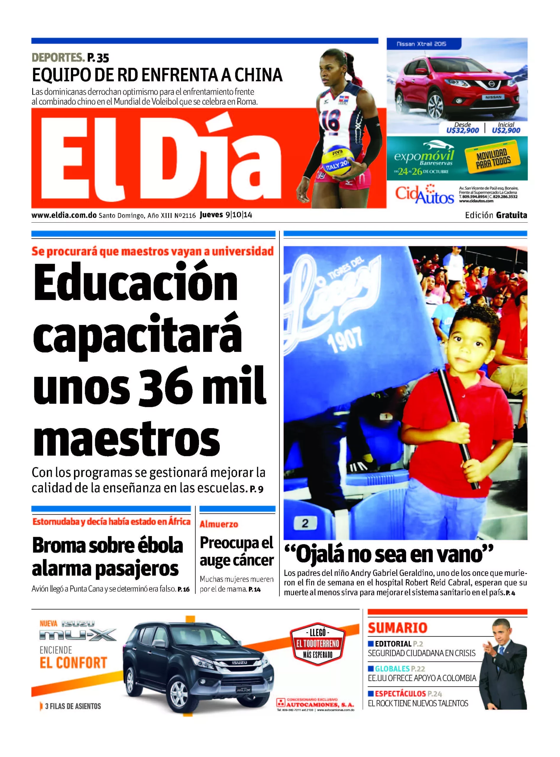 Portada impresa