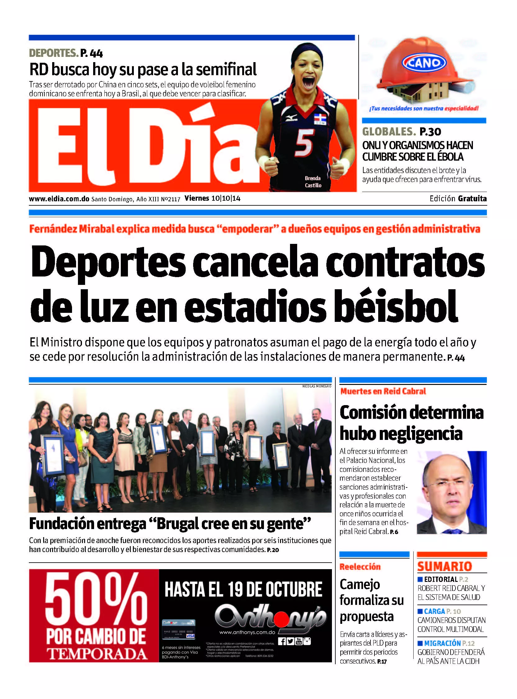 Portada impresa