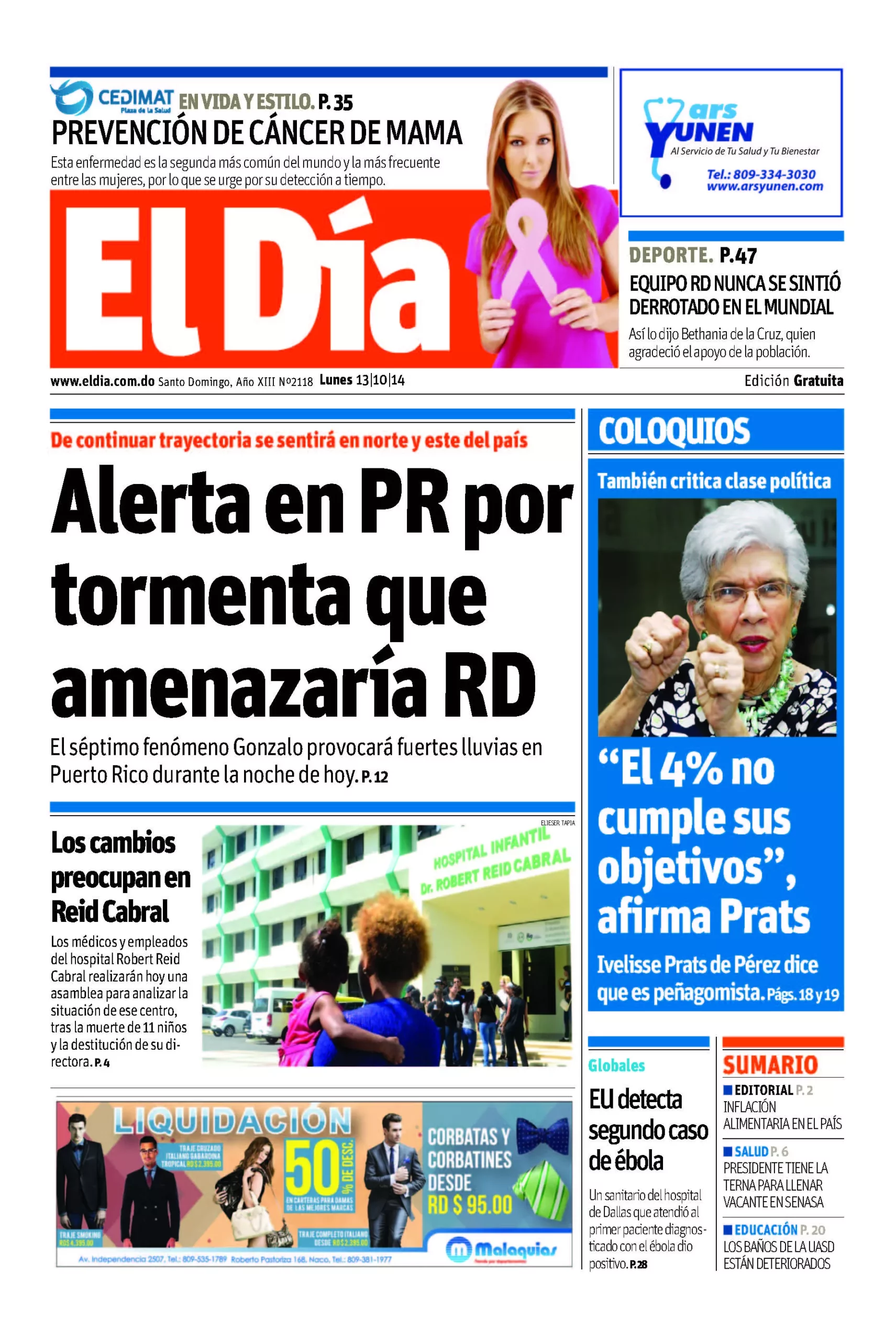 Portada impresa