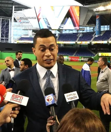 Marlins Stanton Baseball