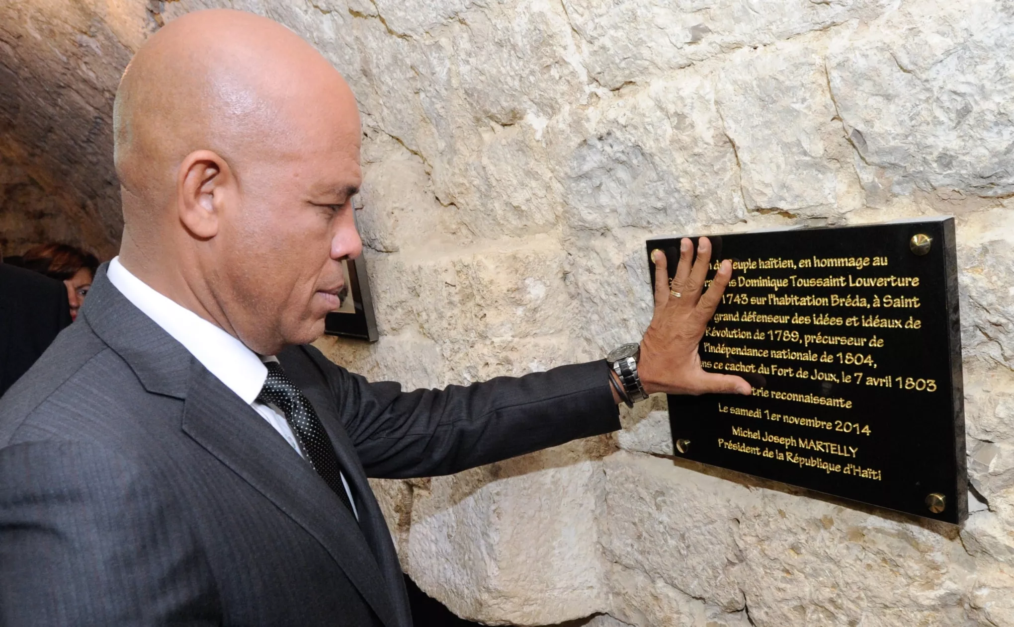 FRANCE-HAITI-MEMORIAL FRANCE-HAITI-MEMORIAL