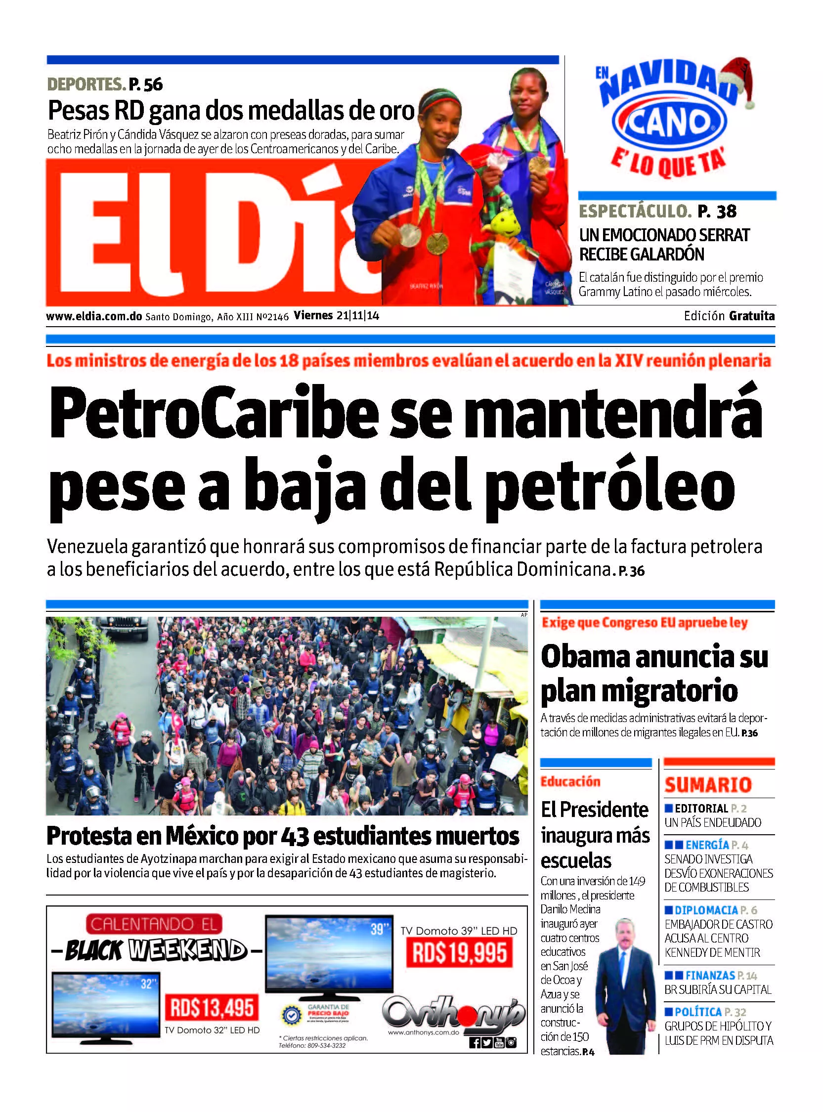 Portada impresa