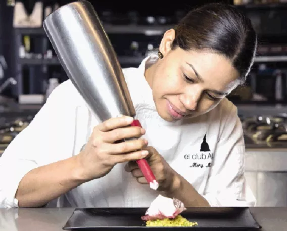 María Marte,  chef dominicana en  la alta cocina internacional Madrid