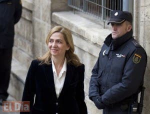 España: infanta Cristina será llevada a juicio