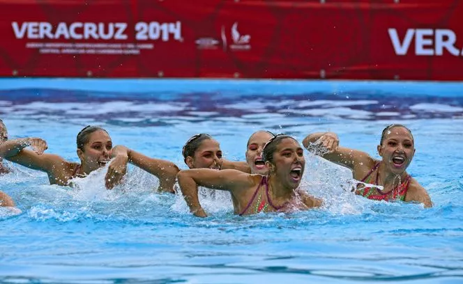 México se llevó el oro de la rutina técnica del nado sincronizado en Centroamericanos